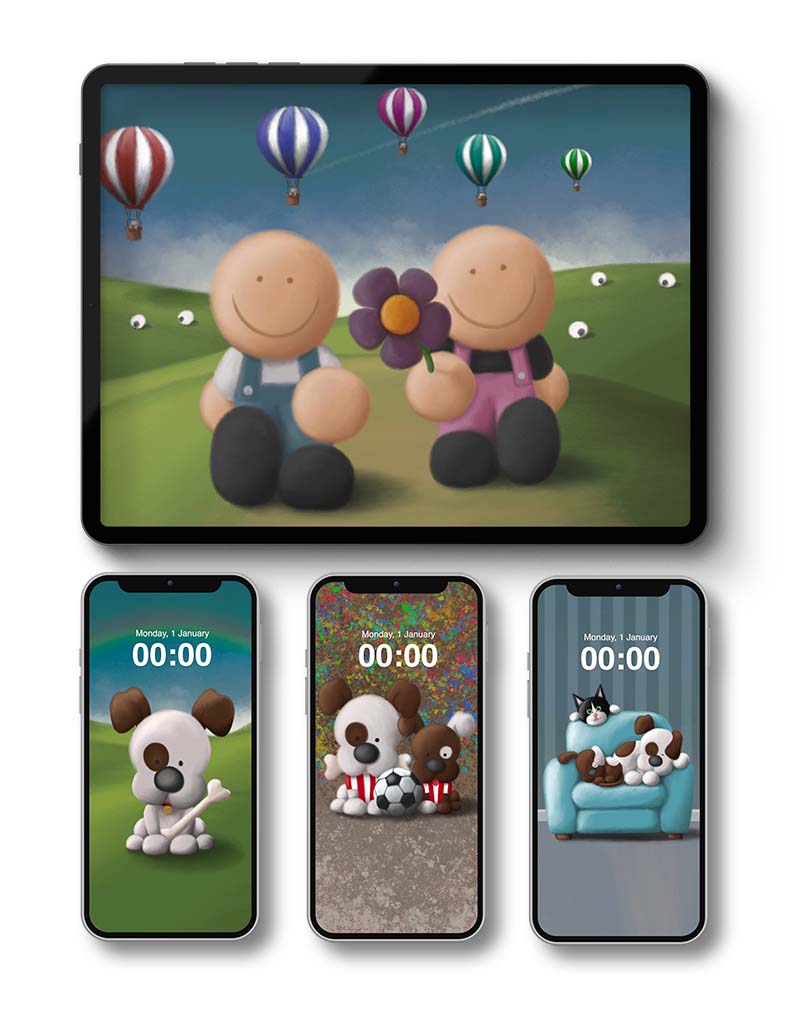 Beach Fun SPECIAL OFFER A3 Print, Discount Code and Device Wallpaper Bundle