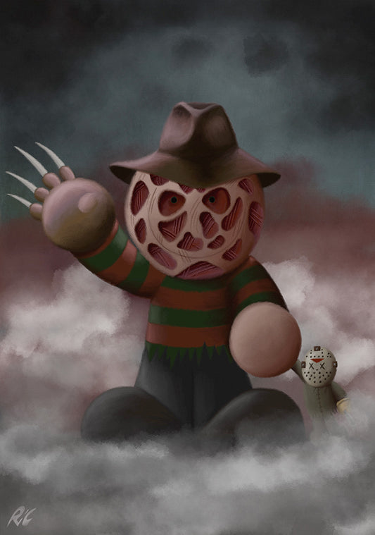 New Limited Edition Print - 'Freddy vs Jason'