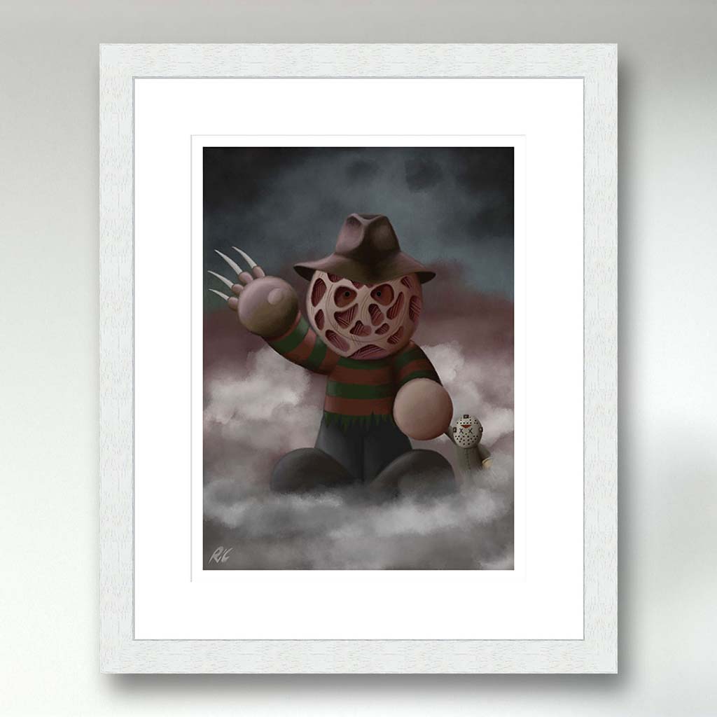 Freddy Vs Jason - White Frame