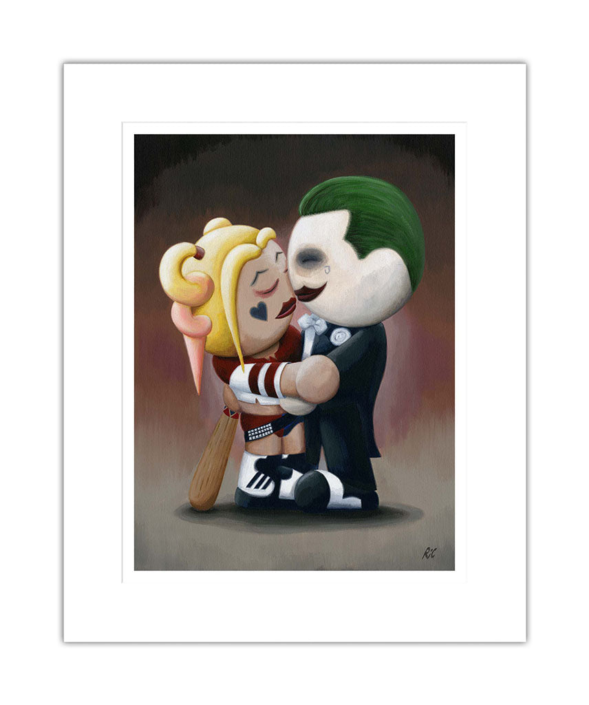 Harley and Joker - Mounted