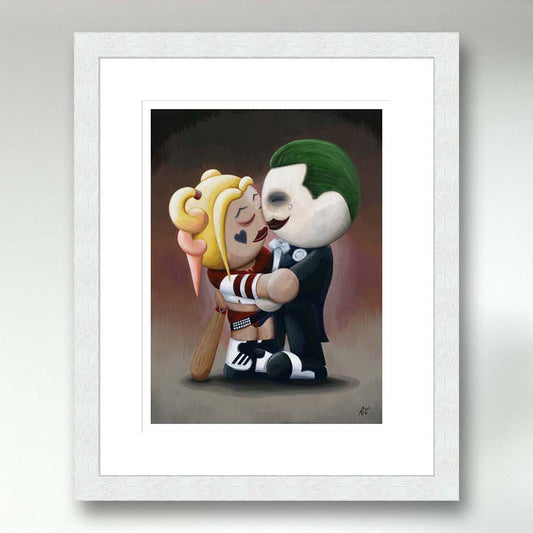 Harley and Joker - White Frame