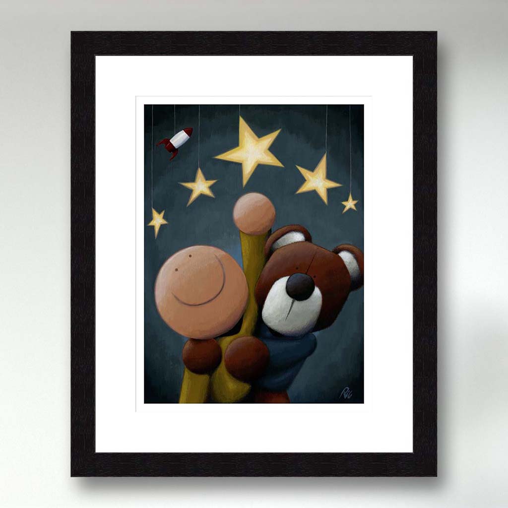 Reach for the Stars - Black Frame